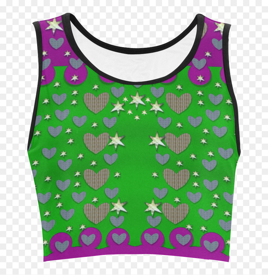The Brightest Sparkling Stars Is Love Women"s Crop - Active Tank, HD Png Download - sparkling stars png
