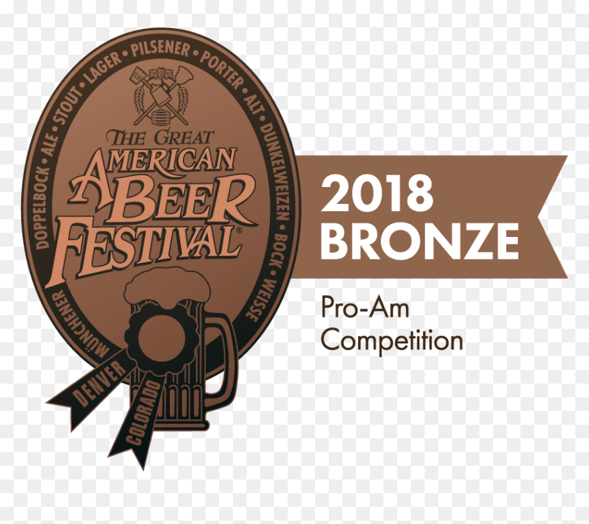 Pro-am Competition Bronze 2018 - Great American Beer Festival, HD Png Download - debree png