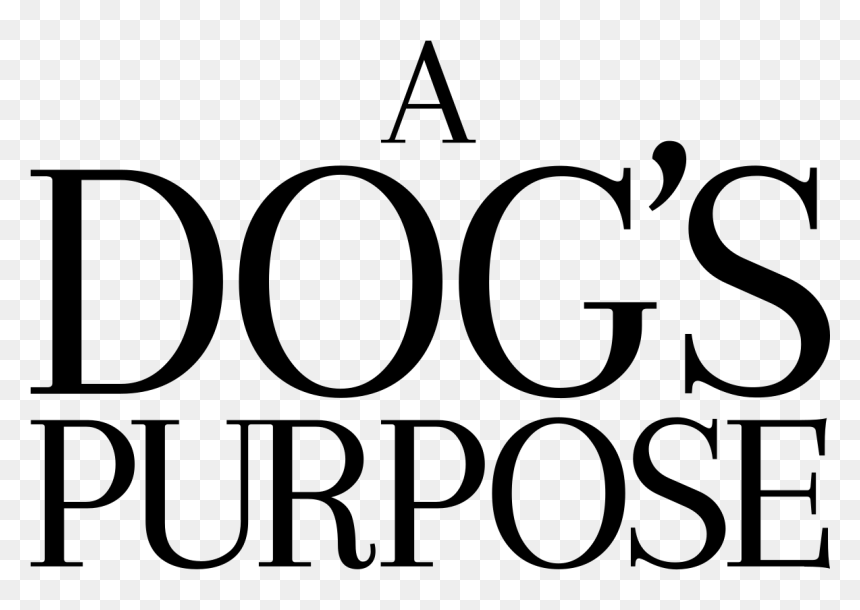 Dog's Purpose Title, HD Png Download - cinta de cine png