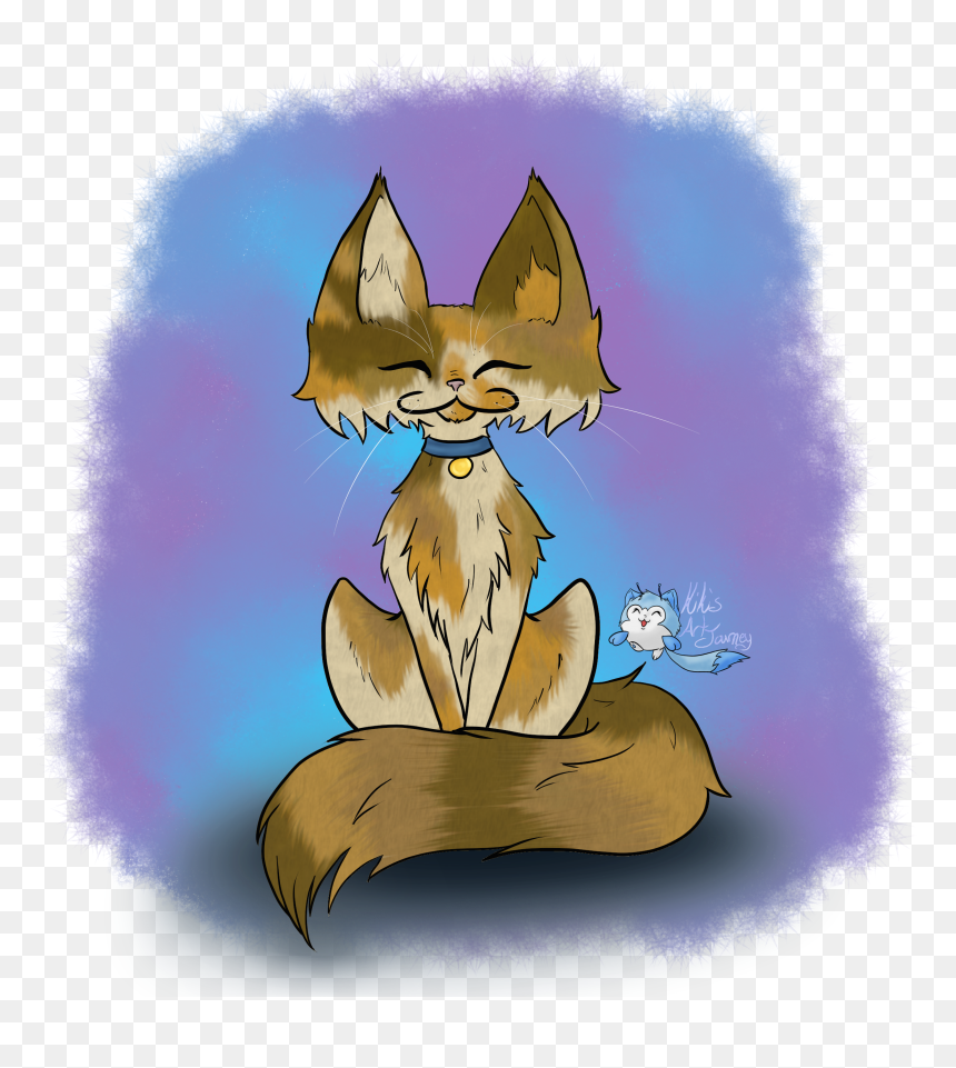 Simple Cute Kitty - Illustration, HD Png Download - cute kitty png
