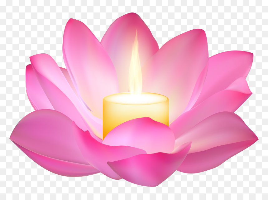Lotus Candle Png , Png Download - Lotus Candle Drawing, Transparent Png - candle.png