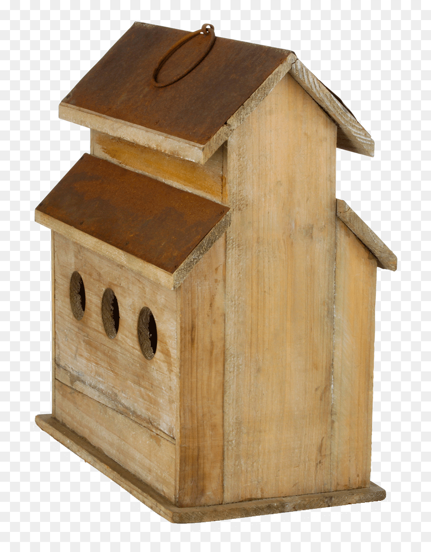 Tin Roof Barn Birdhouse - Hardwood, HD Png Download - birdhouse png