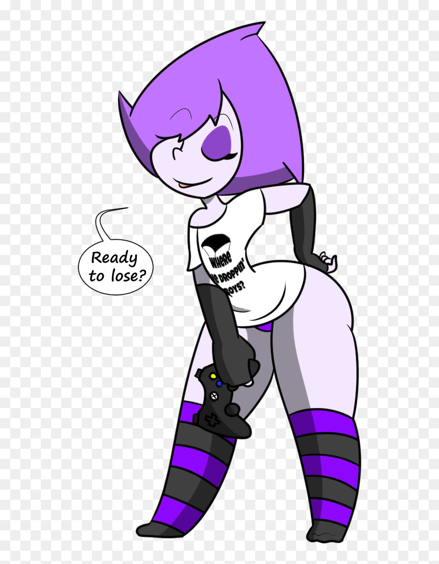 Gamer Girl Lewdi - Gamer Girl Characters Cartoons, HD Png Download - gamer girl png