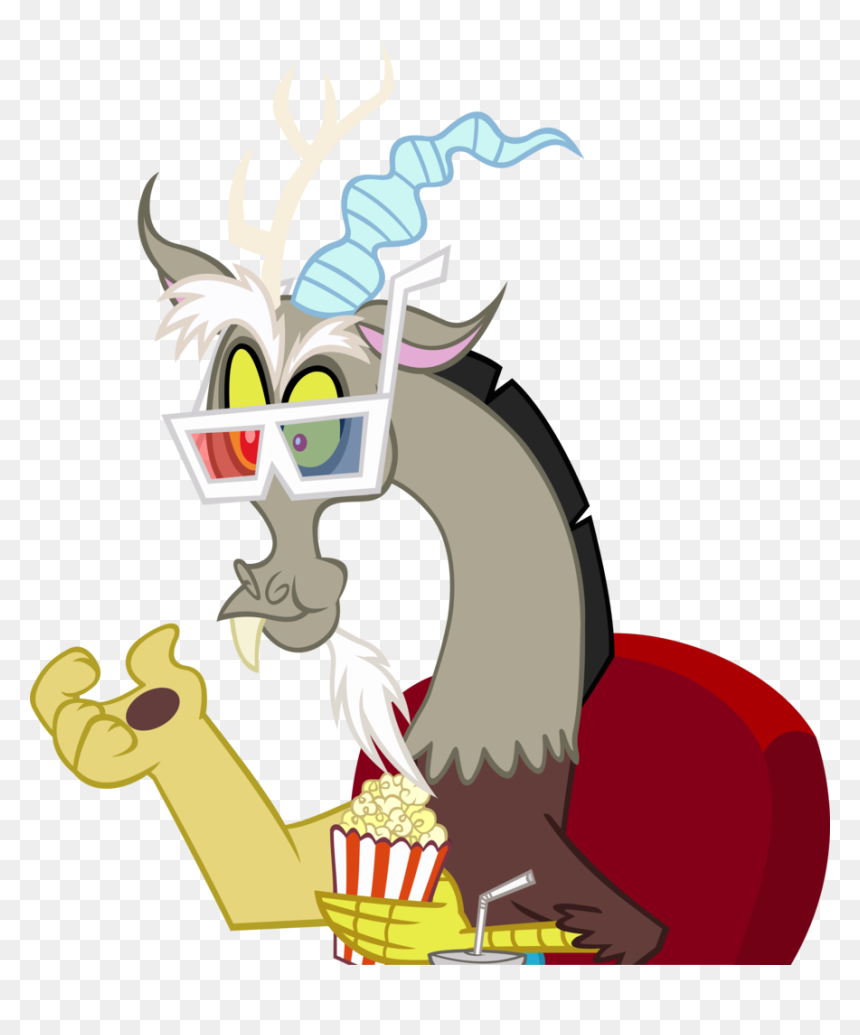 3d Glasses, Absurd Res, Artist - Discord Popcorn, HD Png Download - popcorn vector png