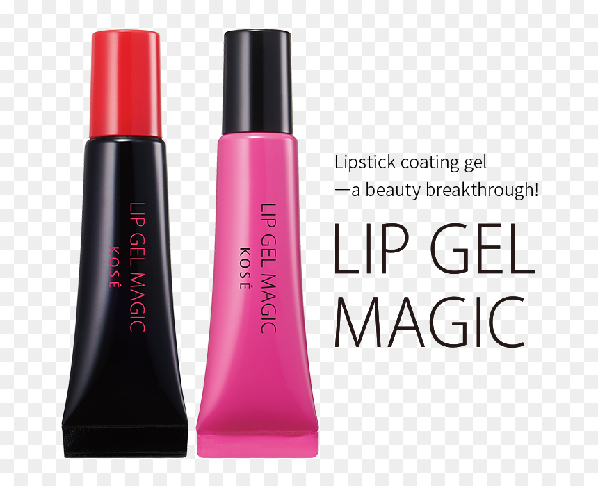 Lip Gel Magic Kose - Perfume, HD Png Download - lipstick smudge png