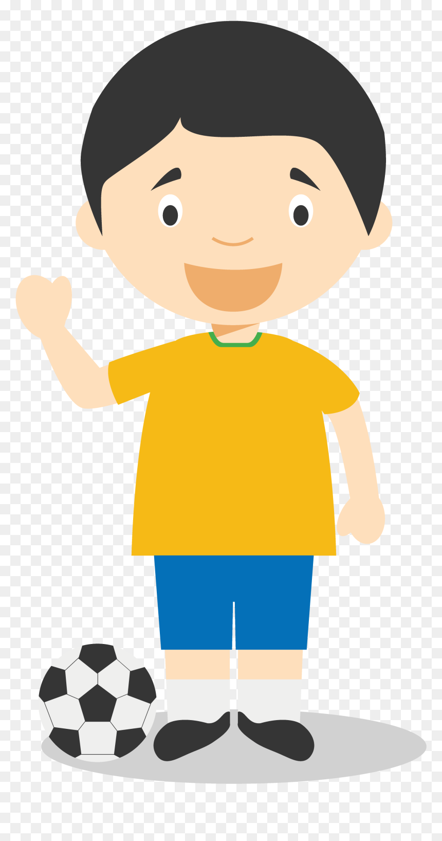 Pakistan Flag With Child Cartoon, HD Png Download - cartoon football png