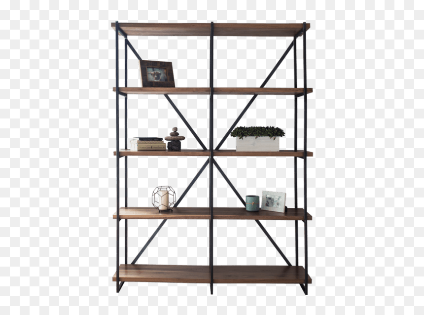 Organized Clipart Bookcase - Shelf, HD Png Download - bookshelves png
