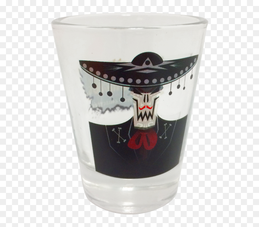Limited Edition Glass - Mariachi Calaca, HD Png Download - pint glass png