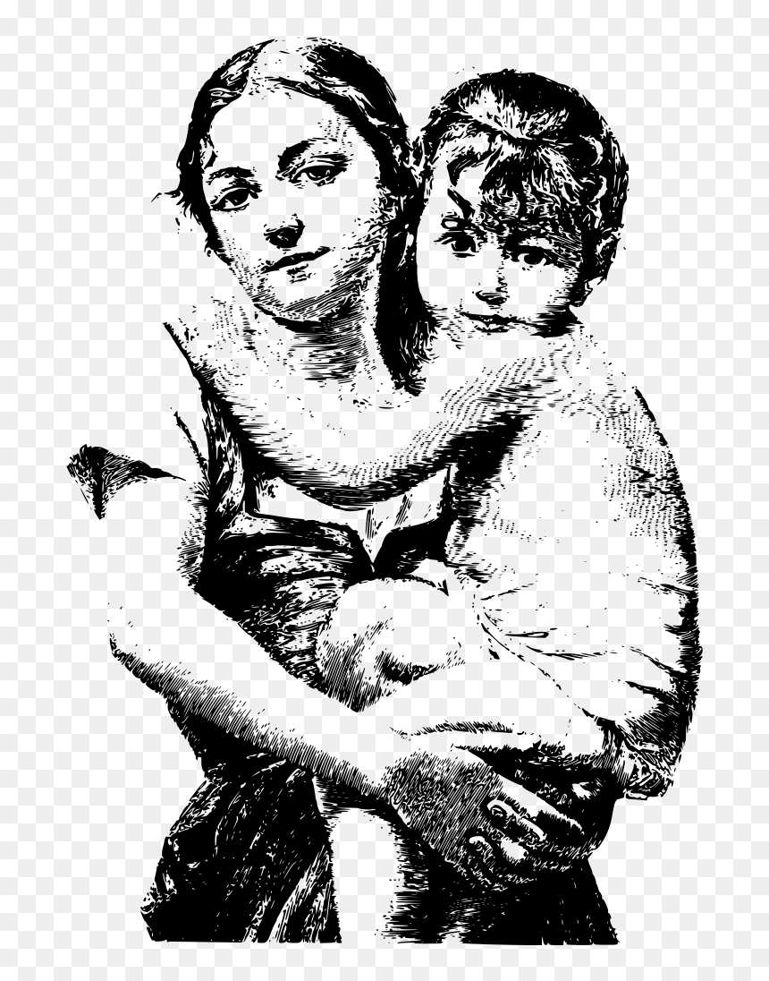 Transparent Mother And Child Png, Png Download - mother and child png