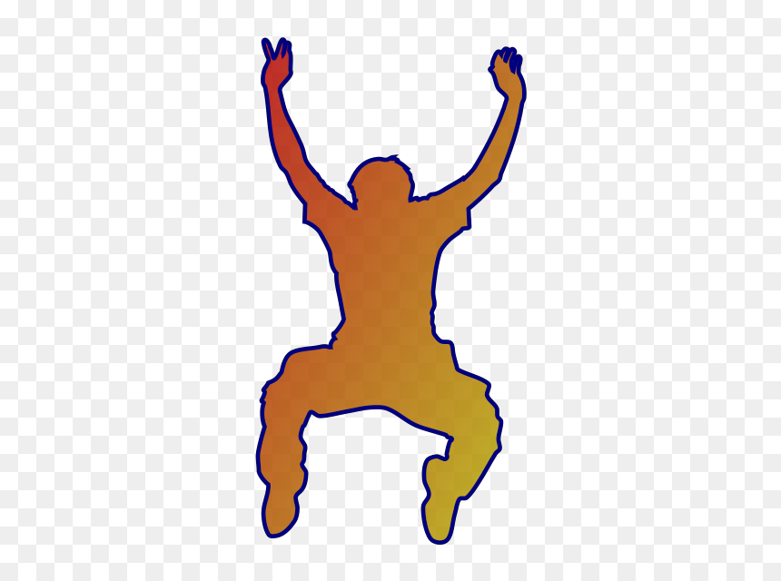 Clip Art, HD Png Download - man jumping png
