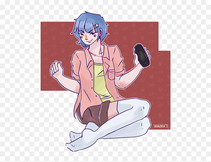 Sitting, HD Png Download - gamer girl png