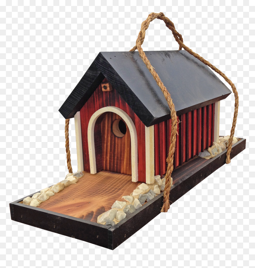 Covered Bridge Birdhouse - Nest Box, HD Png Download - birdhouse png