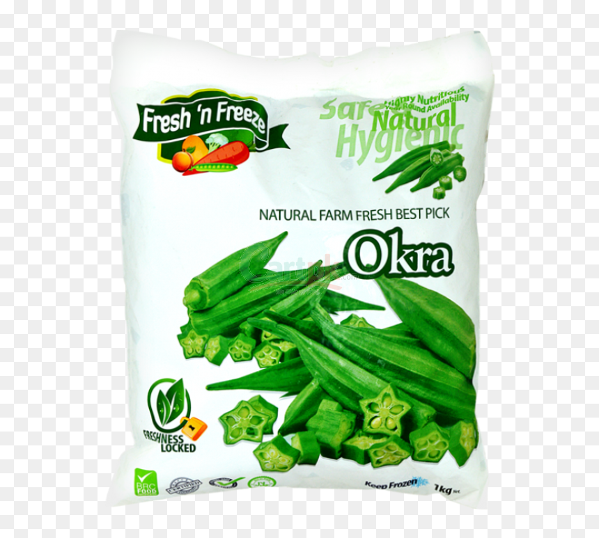 Fresh "n Freeze Okra 1kg - Okra, HD Png Download - okra png
