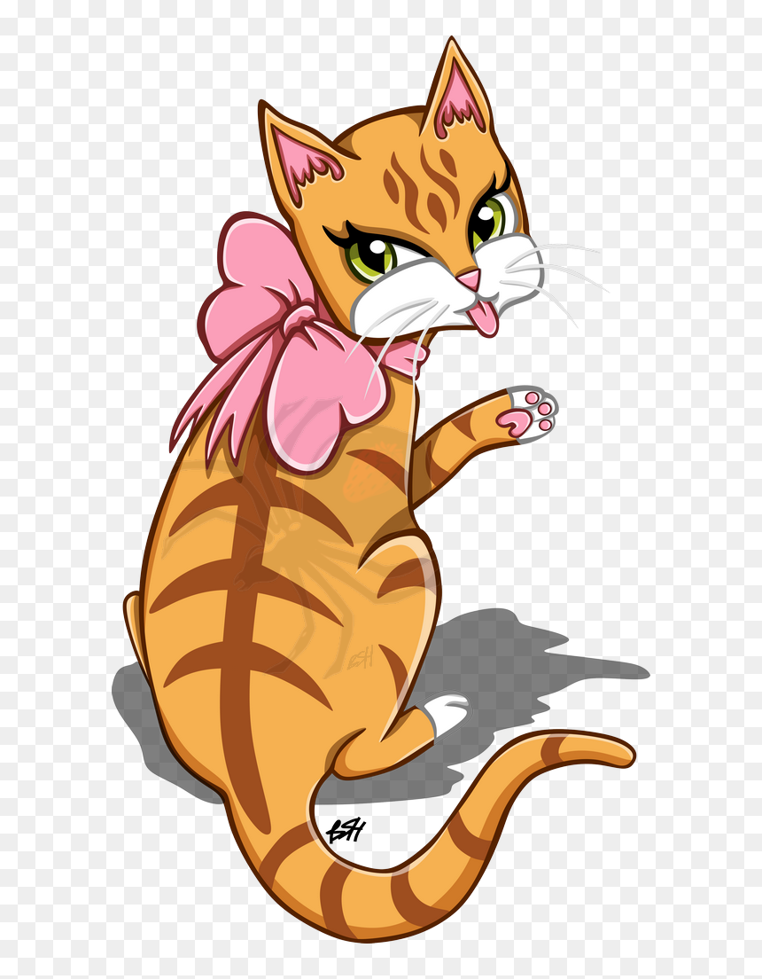 Cartoon, HD Png Download - cute kitty png