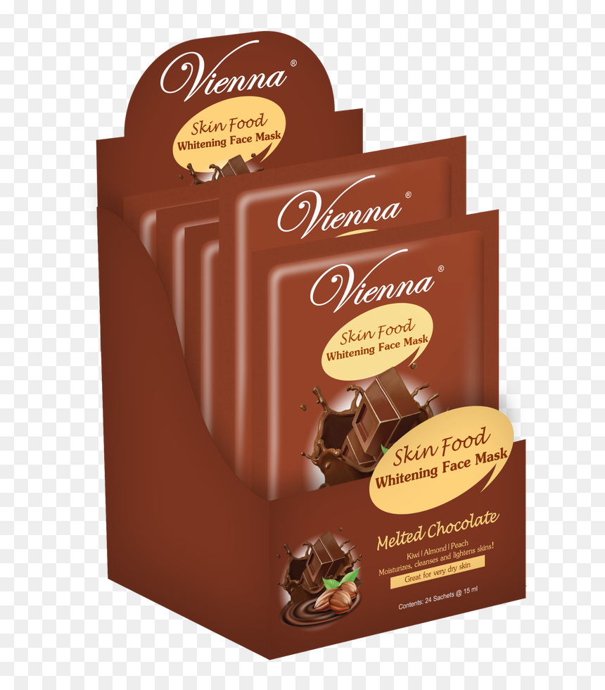 Vienna Skin Food Whitening Face Mask - Chocolate, HD Png Download - melted chocolate png