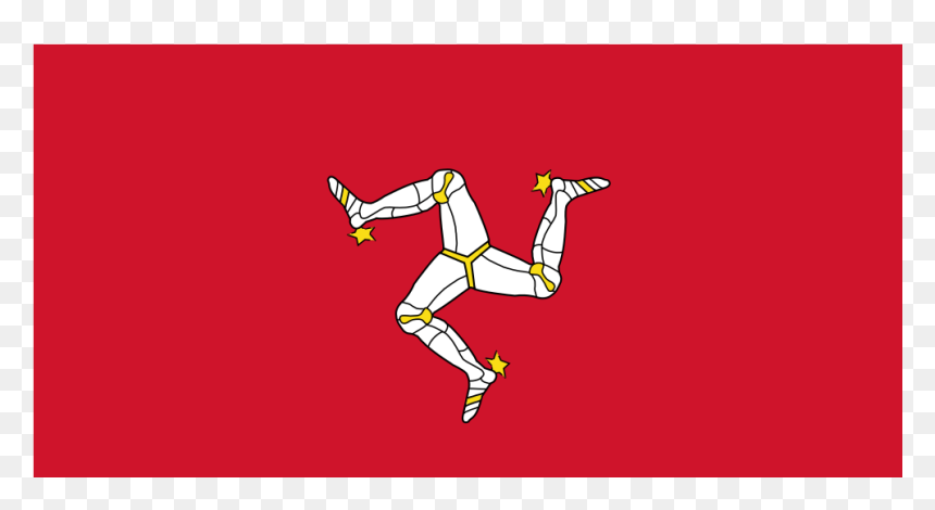 Im Isle Of Man Flag Icon - Isle Of Man Png, Transparent Png - man jumping png