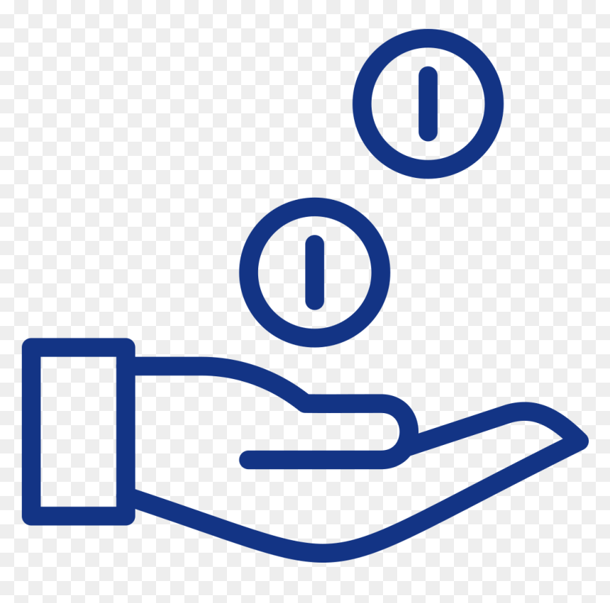 Medical Treatment Icon, HD Png Download - hand with money png