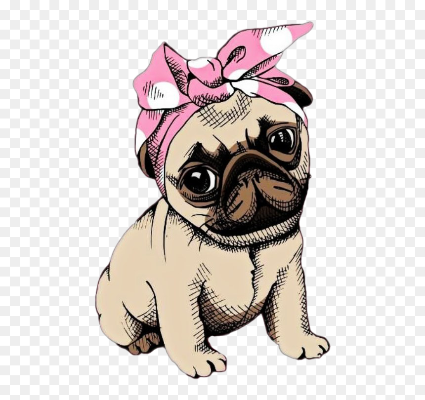 Pug Dog Png Clipart - Pug Png, Transparent Png - dog png clipart