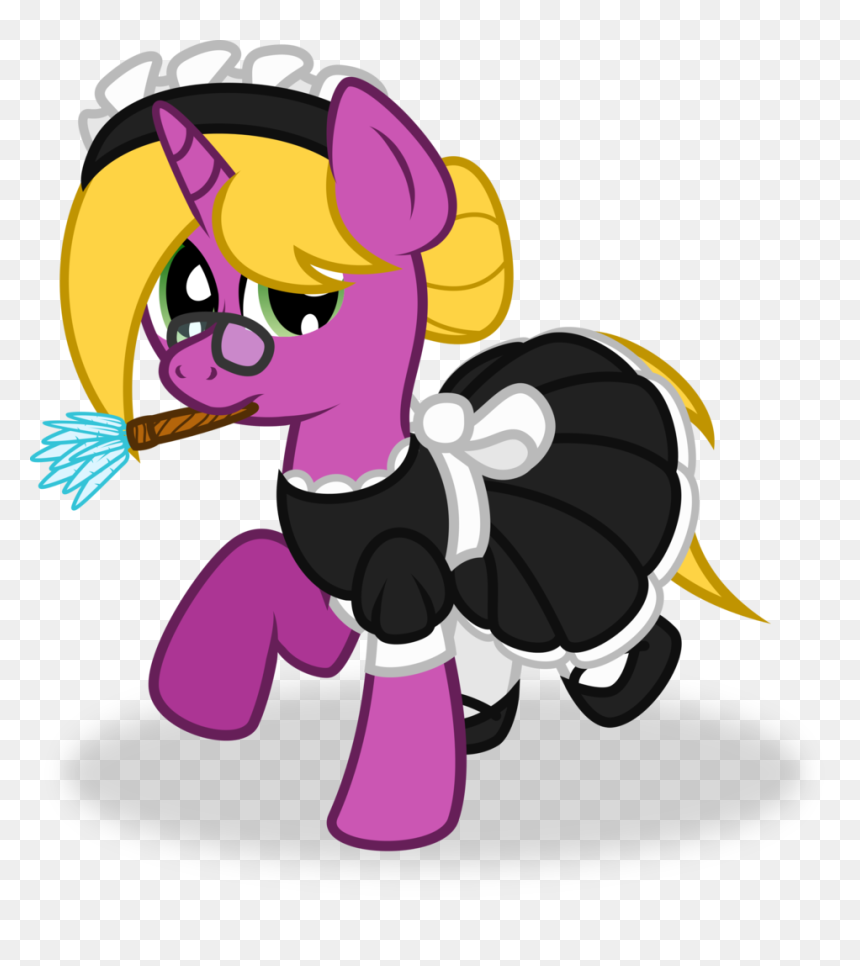 Maid Drawing Feather Duster - Drawing, HD Png Download - feather duster png