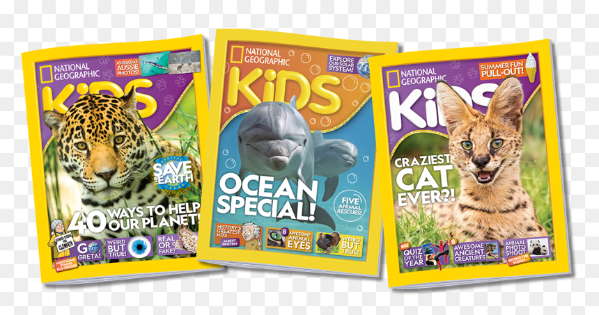 National Geographic Kids Cover, HD Png Download - national geographic png