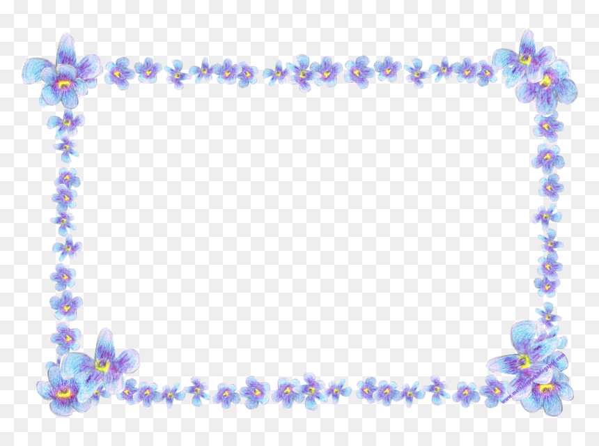Forget Me Not Transparent Png - Forget Me Not Border, Png Download - forget me not png