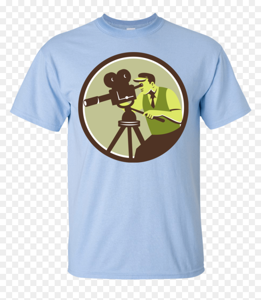 Cameraman Director Vintage Camera Retro T-shirt - Stranger Things Steve Shirt, HD Png Download - cameraman png