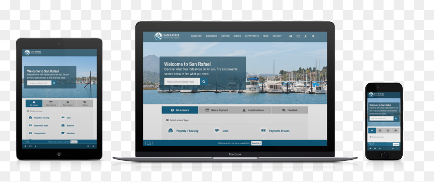New Site On Devices - Smartphone, HD Png Download - future city png