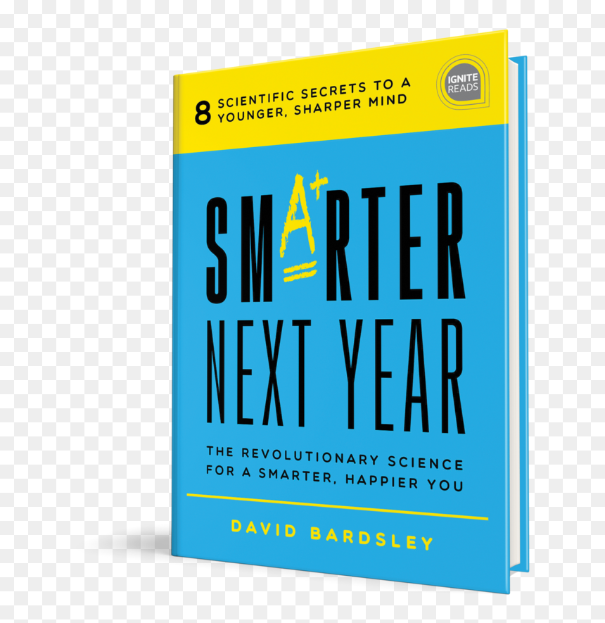 Smarter Next Year Blue Cover - Book Cover, HD Png Download - brain .png