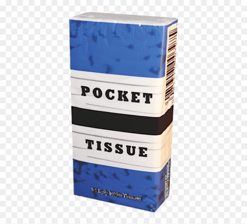 Pocket Tissues Blue - Transparent Png Pocket Tissue Png, Png Download - tissues png