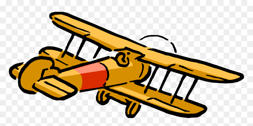 Vintage Plane Png Clipart Transparent Png , Png Download - Cartoon Biplane, Png Download - vintage airplane png