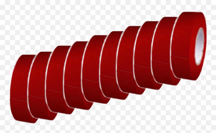 Red Electrical Tape [10] - Cylinder, HD Png Download - red tape png