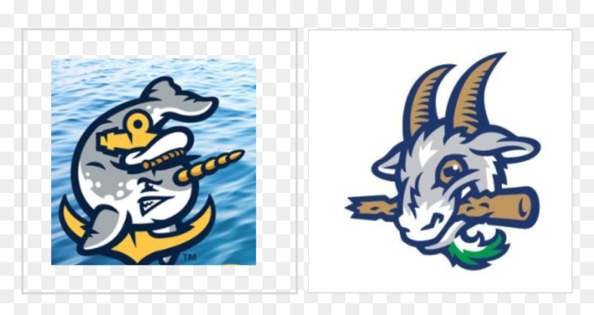 Sea Unicorns, Yard Goats - Hartford Yard Goats Logo, HD Png Download - gold unicorn png