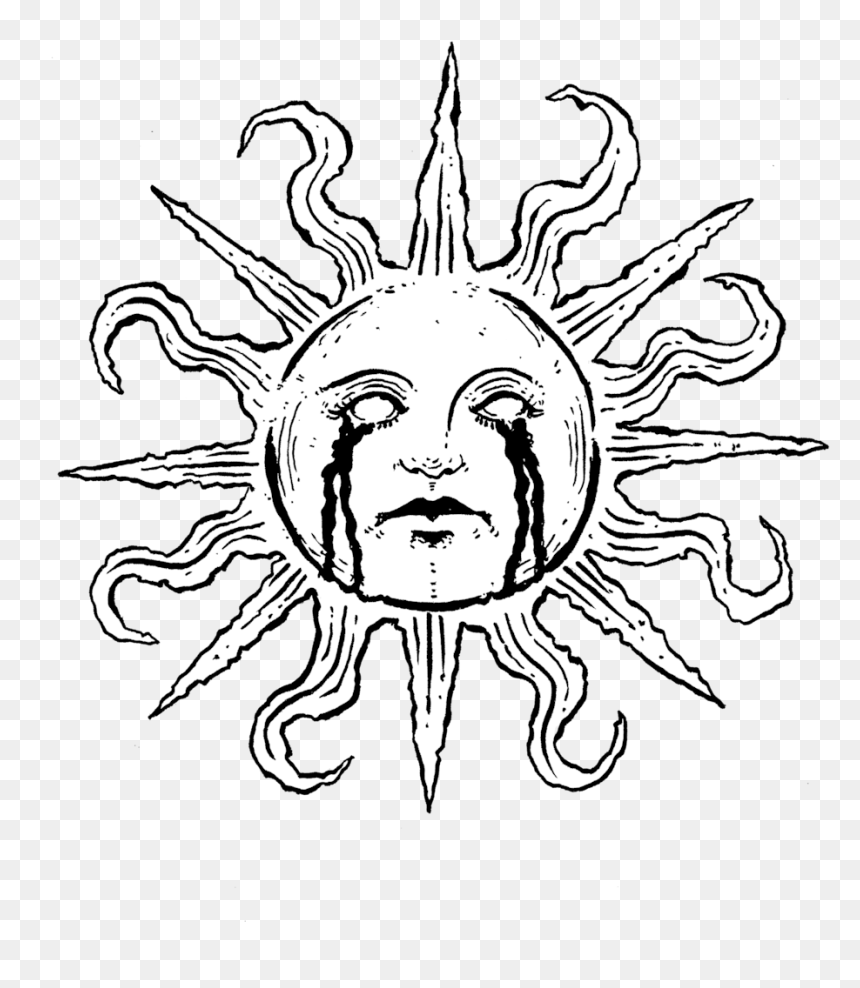 Weeping Sun - Jpeg, HD Png Download - white sun png