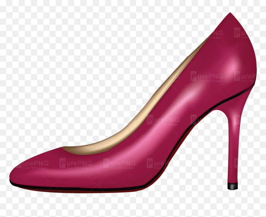 Transparent High Heel Outline Clipart - Shoe Woman Clipart Png, Png Download - heel png