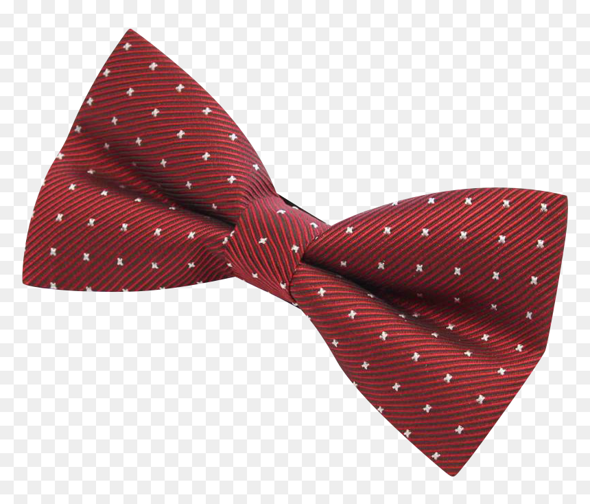 White Spotted Red Bow Tie , Png Download - Tartan, Transparent Png - red bow tie png