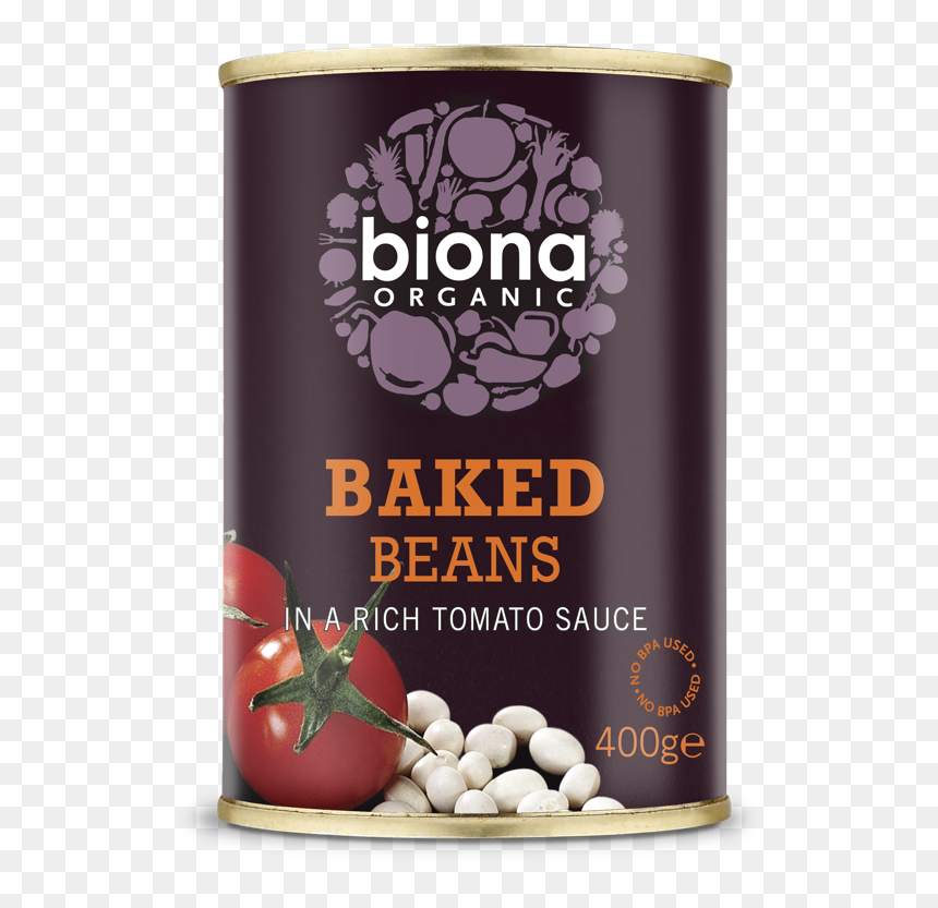 Biona Baked Beans , Png Download - Baked Beans Biona, Transparent Png - baked beans png