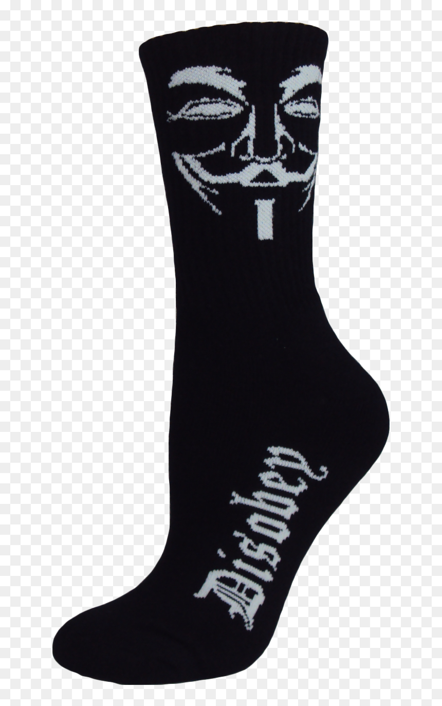 Guy Fawkes Crossfit Socks - Sock, HD Png Download - guy fawkes png