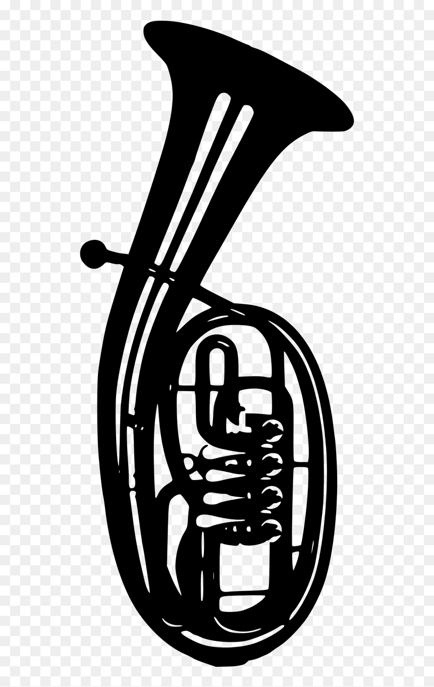 Tenorhorn Clipart, HD Png Download - music band png