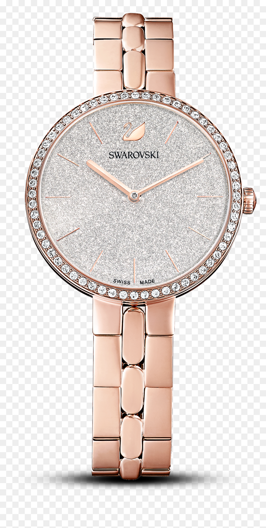 Cosmopolitan Silver Face Watch, Metal Bracelet, Rose - Swarovski Cosmopolitan Watch, HD Png Download - cosmopolitan logo png