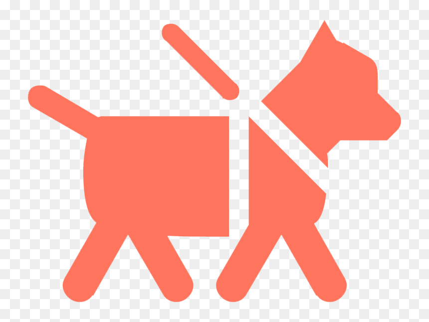 Clipart Guide Dog Png , Png Download - Выгул Собак Png, Transparent Png - dog png clipart