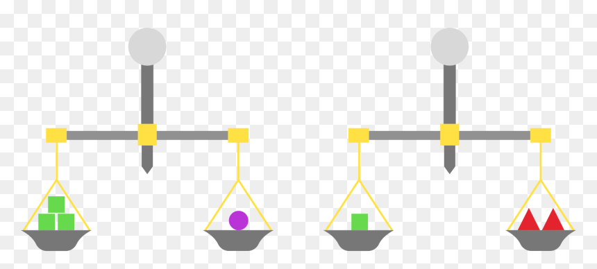 Algebra Equations Scale Shape, HD Png Download - balance scale png