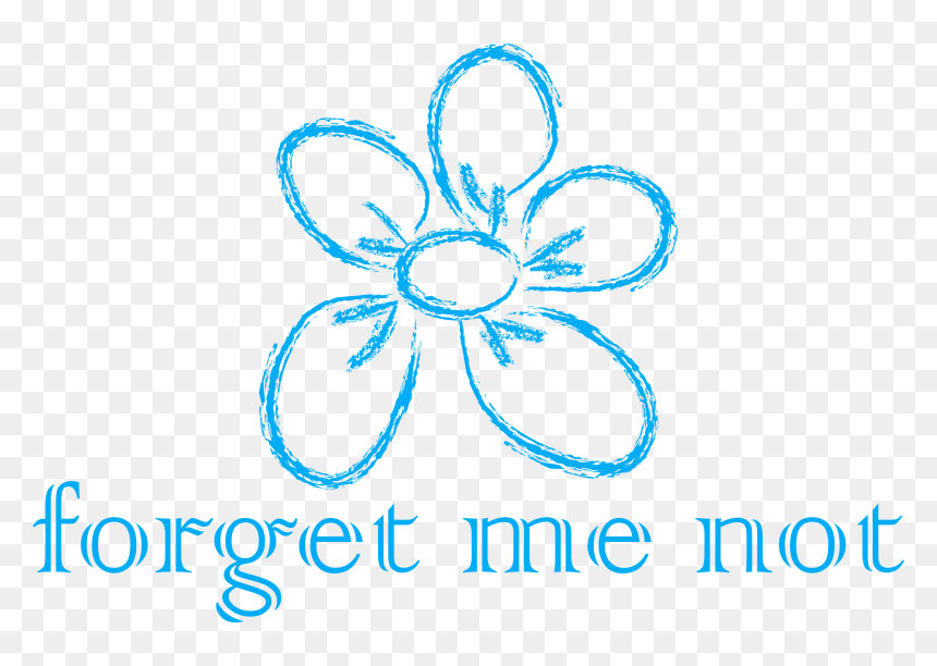 Transparent Forget Me Not Png - Graphics, Png Download - forget me not png