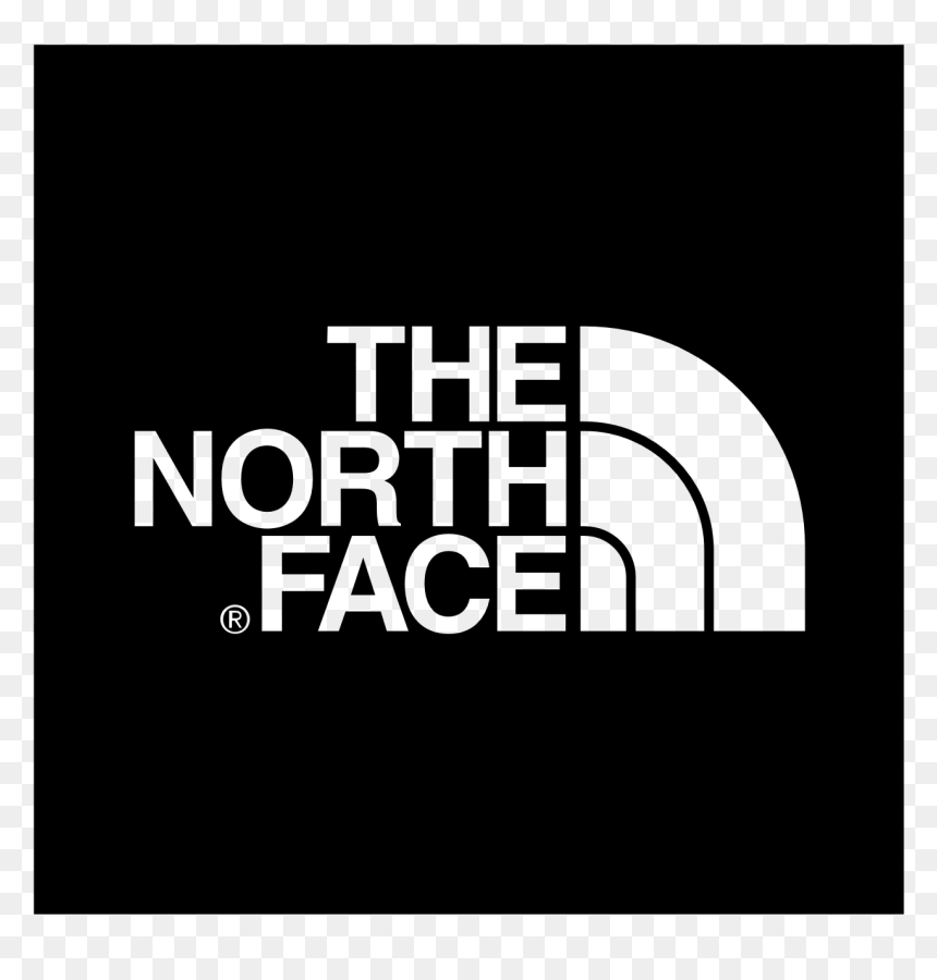 The North Face Logo, Black - Logo The North Face, HD Png Download - north sign png