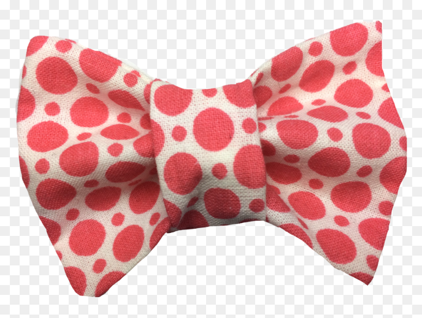 Pink Polka, HD Png Download - red bow tie png