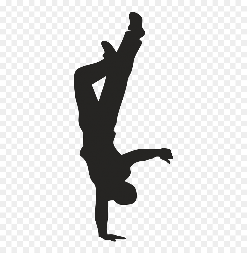 Hip-hop Dance Breakdancing Hip Hop - Dancing People Silhouette, HD Png Download - hip hop dancer silhouette png