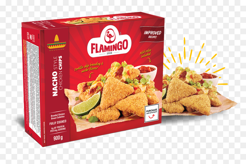 Flamingo Chicken Pepper Strips, HD Png Download - nacho png