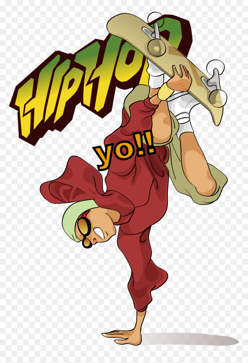 Hip Hop Music Street Dance - Hip Hop, HD Png Download - hip hop dancer silhouette png