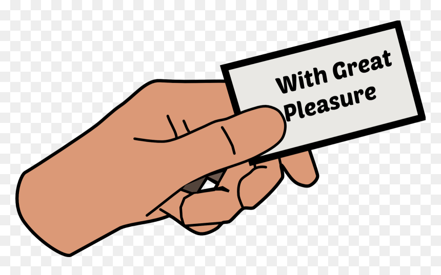 Good Manners In English - Hand Holding Something Clipart, HD Png Download - hand holding something png