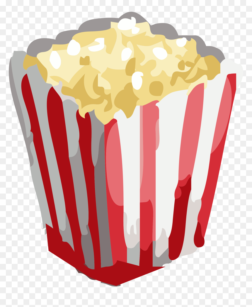Transparent Background Popcorn Vector Png, Png Download - popcorn transparent png