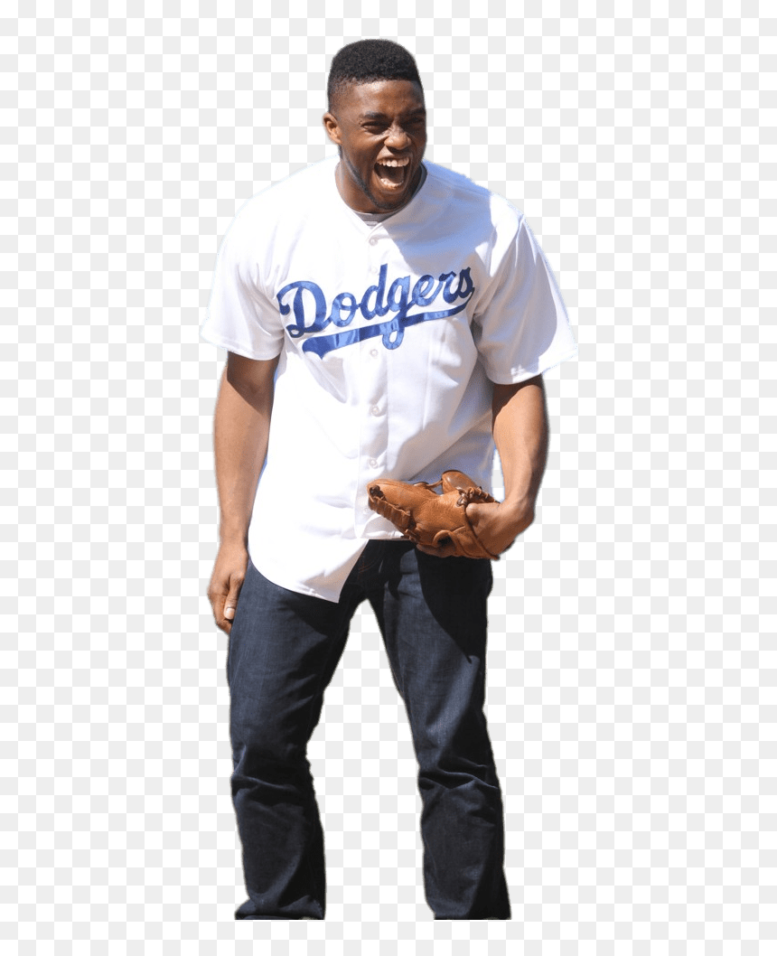 Chadwick Boseman Baseball Clip Arts - Los Angeles Dodgers, HD Png Download - baseball bats crossed png